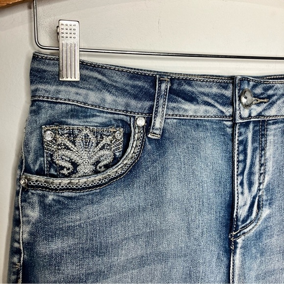 C est. 1846 denim classic fit jeans with pocket bling size 4 - Picture 2 of 10